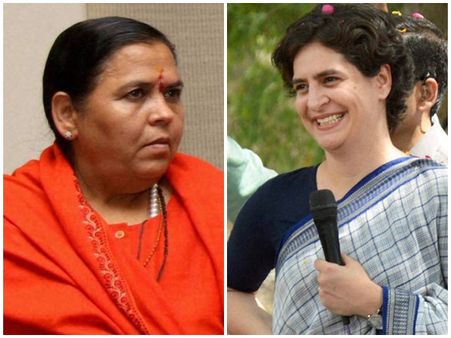 പ്രിയങ്കാ ഗാന്ധി കള്ളന്റെ ഭാര്യയെന്ന് ഉമാ ഭാരതി; ഭർത്താവിന്റെ സ്വത്ത് വർധിക്കുന്നത് അറിഞ്ഞില്ലേ?