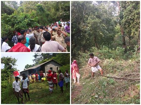 തൊവരിമല ഭൂമിയിൽ ഭൂസമരസമിതി അവകാശം സ്ഥാപിച്ചു: നൂറ് കണക്കിന് ഭൂരഹിത കുടുംബങ്ങൾ സമരത്തിൽ