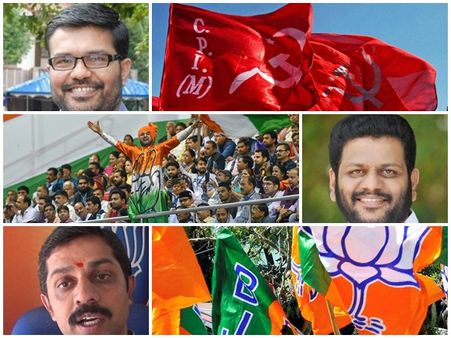 പാലക്കാട് ശക്തമായ ത്രികോണ മത്സരം... വിജയപ്രതീക്ഷയിൽ എംബി രാജേഷും വികെ ശ്രീകണ്ഠനും സി കൃഷ്ണകുമാറും!!