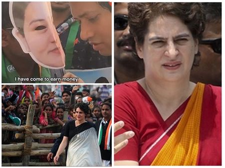 പ്രിയങ്കയുടെ റാലിയിലെ ആള്‍ക്കൂട്ടം.. പൊളിച്ചടുക്കി വീഡിയോ.. വൈറല്‍