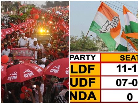 എല്‍ഡിഎഫിന് ആധിപത്യം പ്രവചിച്ച് പുതിയ സര്‍വെ ; 13 സീറ്റുകള്‍ വരെ നേടാം, ബിജെപി ഇത്തവണയും നിരാശരാവും