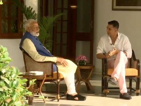 പ്രധാനമന്ത്രിയായില്ലെങ്കില്‍ സൈനികനാകുമായിരുന്നു: അക്ഷയ് കുമാറിനോട് മനസ് തുറന്ന് നരേന്ദ്രമോദി