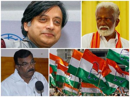 തിരുവനന്തപുരത്ത് മൂന്നാമങ്കത്തിലും തരൂര്‍, ഒരു ലക്ഷം പിന്നിട്ട് ഭൂരിപക്ഷം, തകര്‍ന്നടിഞ്ഞ് ബിജെപി!!