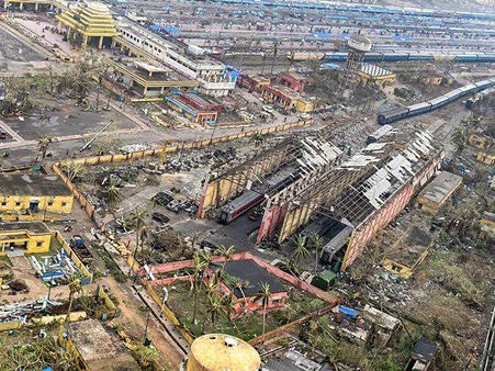 ക്ഷേത്ര നഗരത്തെ തകർത്തെറിഞ്ഞ് ഫാനി; ജഗന്നാഥ ക്ഷേത്രത്തിന് കേടുപാട്, മരണസംഖ്യ 34 ആയി