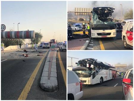 ദുബായ് ബസ് അപകടം: മരിച്ചവരില്‍ രണ്ട് പേര്‍ 2 തലശ്ശേരി സ്വദേശികൾ, ബന്ധുക്കളെ കണ്ട് മടങ്ങുന്പോള്‍!!