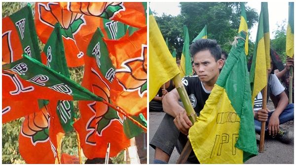 ത്രിപുരയിൽ ബിജെപിക്ക് മുമ്പിൽ വൻ പ്രതിസന്ധി; മറ്റുവഴികൾ തേടുമെന്ന് സഖ്യകക്ഷി,പ്രവർത്തകർ ഏറ്റുമുട്ടി