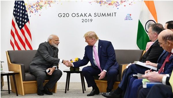 പ്രധാനമന്ത്രി നരേന്ദ്രമോദിയെ അഭിനന്ദിച്ച് ഡൊണാൾഡ് ട്രംപ്; ഒസാക്കയിൽ നിർണായക കൂടിക്കാഴ്ച