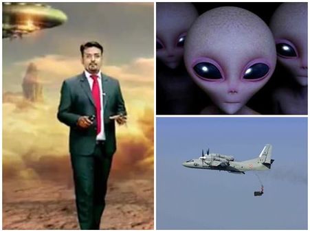 വ്യോമസേന വിമാനം കടത്തിക്കൊണ്ട് പോയത് അന്യഗ്രഹ ജീവികൾ, വിചിത്ര കണ്ടുപിടുത്തവുമായി ചാനൽ