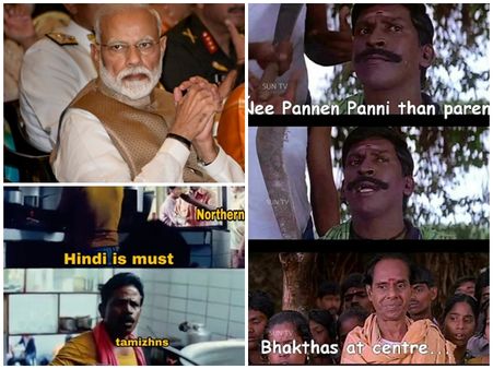 'ചെയ്യാന്‍ പറ്റുമെങ്കില്‍ ചെയ്ത് കാണിക്ക്'.. ഹിന്ദി നിര്‍ബന്ധമാക്കുന്നതിനെതിരെ പ്രതിഷേധം,ട്രോള്‍