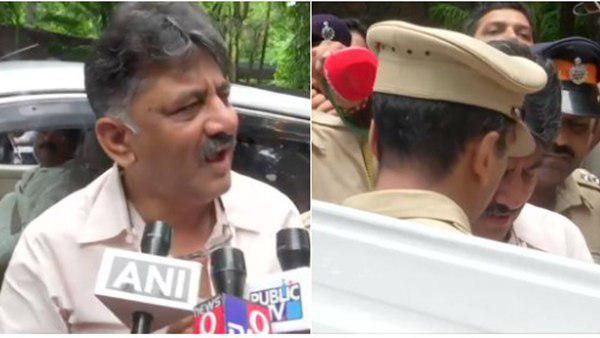 ആയുധമില്ല, ഭീഷണിക്കും ഇല്ല, ഹോട്ടലില്‍ കഴിയുന്നത് സുഹൃത്തുക്കള്‍; പതിനെട്ടടവുമായി ഡികെ ശിവകുമാര്‍