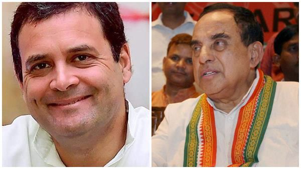 'രാഹുൽ ഗാന്ധി മയക്കുമരുന്നിന് അടിമ, പരിശോധന നടത്തിയാൽ പരാജയപ്പെടും'! അധിക്ഷേപിച്ച് സുബ്രമണ്യൻ സ്വാമി