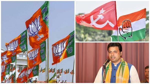 ത്രിപുര പഞ്ചായത്ത് തിരഞ്ഞെടുപ്പ് തൂത്തുവാരി ബിജെപി, 86 ശതമാനം സീറ്റിലും എതിരാളി ഇല്ലാതെ വിജയം!