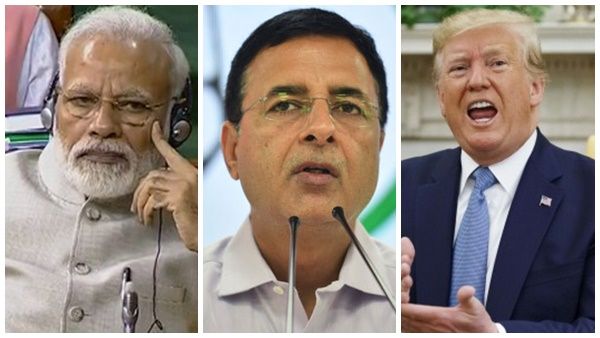 നരേന്ദ്ര മോദി സഹായം ആവശ്യപ്പെട്ടു: ട്രംപിന്‍റെ വിവാദ വെളിപ്പെടുത്തലില്‍ കേന്ദ്രത്തിനെതിരെ കോണ്‍ഗ്രസ്