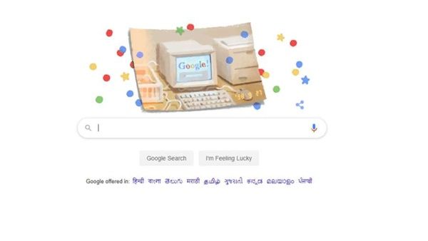 21ാം പിറന്നാൾ നിറവിൽ ഗൂഗിൾ; പഴയകാലം ഓർമിപ്പിച്ച് ഗൂഗിൾ ഡൂഡിൽ