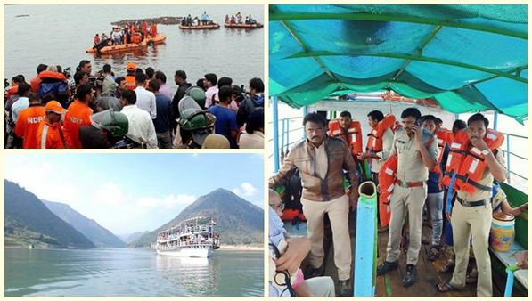 ഗോദാവരി നദിയിൽ ബോട്ട് മറിഞ്ഞു; 11 പേർ മരിച്ചു, 25 പേരെ രക്ഷിച്ചു, ബോട്ടിലുണ്ടായിരുന്നത് 61 പേർ!