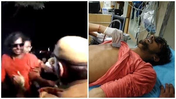 'അന്ധനെങ്കിൽ സമരത്തിന് വന്നതെന്തിന്'? തെരുവ് വിളക്കണച്ച് അന്ധനായ ജെഎൻയു വിദ്യാർത്ഥിയെ തല്ലി പോലീസ്