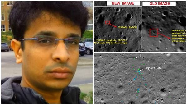നാസയല്ല, വിക്രം ലാൻഡറിനെ കണ്ടെത്തിയത് ചെന്നൈ സ്വദേശിയായ യുവാവ്! 21 കഷണങ്ങളായി ചിതറിയ വിക്രം ലാൻഡർ