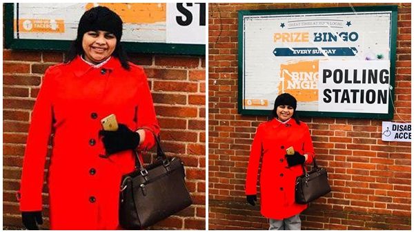 ബ്രിട്ടനില്‍ വോട്ട് ചെയ്ത് സിന്ധു ജോയ്; കള്ളവോട്ടല്ല; നല്ല ഒന്നാന്തരം ഒറിജിനൽ വോട്ട്!!