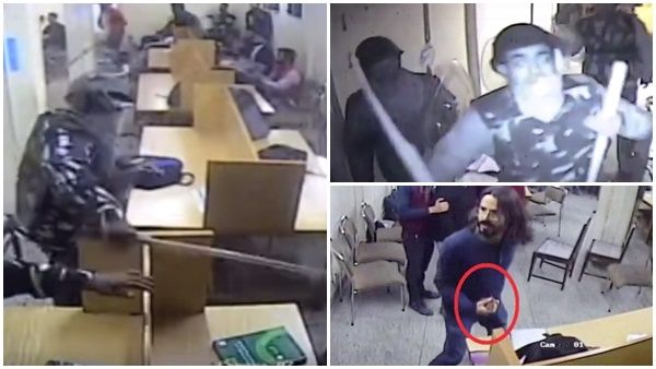 സിസിടിവി തകര്‍ത്ത് വിദ്യാര്‍ത്ഥികളെ വളഞ്ഞിട്ട് തല്ലുന്ന ദില്ലി പോലീസ്; അക്രമകാരികളെന്ന് ന്യായീകരണം