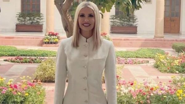 അനിതാ ദ്രോഗിയുടെ ഡിസൈനില്‍ ഇവാന്‍ക... രണ്ടാം ദിനത്തിലും ഗംഭീര വസ്ത്രധാരണം, അണിഞ്ഞത് ഷെര്‍വാണി!!