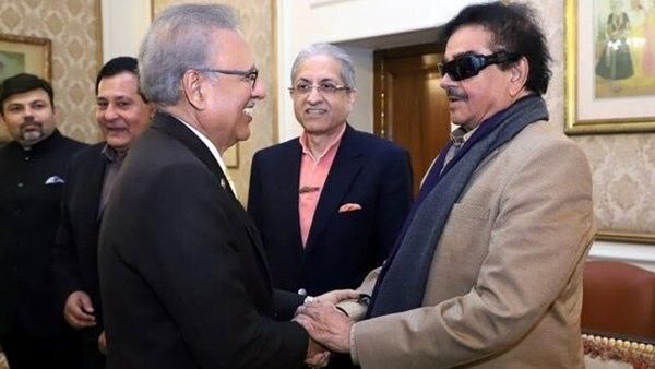 പാകിസ്താന്‍ പ്രസിഡന്‍റിനെ സന്ദര്‍ശിച്ച് ശത്രുഘ്നന്‍ സിന്‍ഹ!! കശ്മീര്‍ വിഷയം ചര്‍ച്ച ചെയ്തു