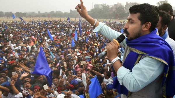 പുതിയ രാഷ്ട്രീയ പാര്‍ട്ടിയുമായി ചന്ദ്രശേഖര്‍ ആസാദ്; രാഷ്ട്രീയമണ്ഡലം നഷ്ടപ്പെടുന്ന ഭയത്തില്‍ മായാവതി