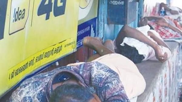 കൊറോണ വൈറസ്: കണ്ണൂരിൽ ഇതര സംസ്ഥാന തൊഴിലാളികളുടെ കിടത്തം തെരുവിൽ തന്നെ!!