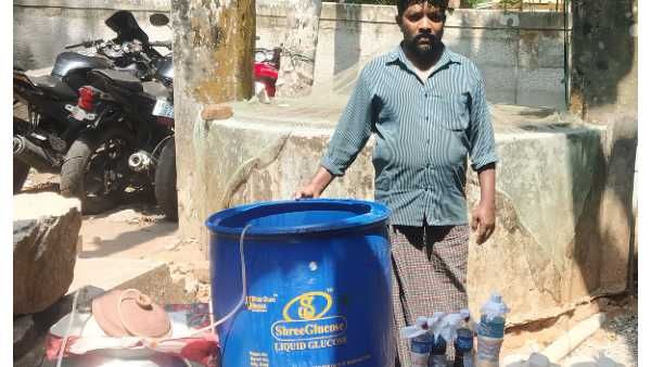 വീട്ടില്‍ വ്യാജമദ്യ നിര്‍മാണം!!! അഞ്ഞൂറ് ലിറ്റര്‍ വാഷും ഒന്നര ലിറ്റര്‍ ചാരായവുമായി യുവാവ് പിടിയില്‍