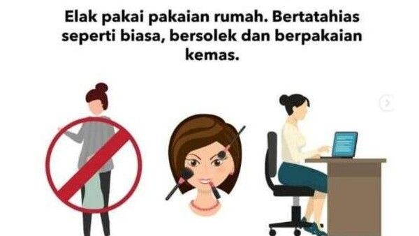 മേക്ക് അപ്പ് ഇടൂ, ഭർത്താവിനെ വെറുപ്പിക്കാതിരിക്കൂ... സെക്‌സിറ്റ് ലോക്ക് ഡൗൺ ടിപ്പുകളുമായി മലേഷ്യ