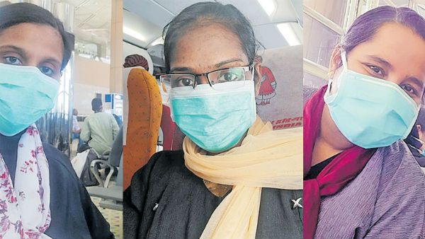 പ്രാര്‍ത്ഥനകള്‍ ഫലിച്ചു, അവര്‍ നാട്ടിലെത്തി, മൂന്ന് നഴ്‌സുമാരുടെ അതിജീവനം, ഒടുവില്‍ പുഞ്ചിരി!!