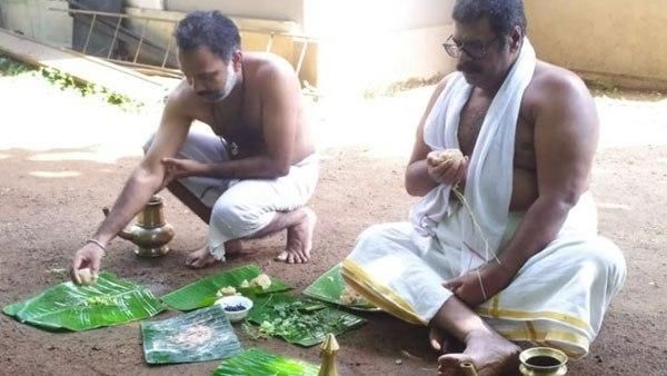 പിതൃക്കള്‍ക്ക് ജാതിയും മതവും ഉണ്ടായിരുന്നില്ല, കര്‍ക്കിടക വാവ് ബലിയിട്ട് സംവിധായകന്‍ അലി അക്ബര്‍