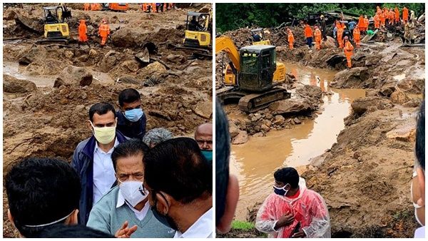 പെട്ടിമുടിയിലും 10 ലക്ഷം രൂപ നഷ്ടപരിഹാരം പ്രഖ്യാപിക്കണം; പെട്ടിമുടി സന്ദർശിച്ച് രമേശ് ചെന്നിത്തല