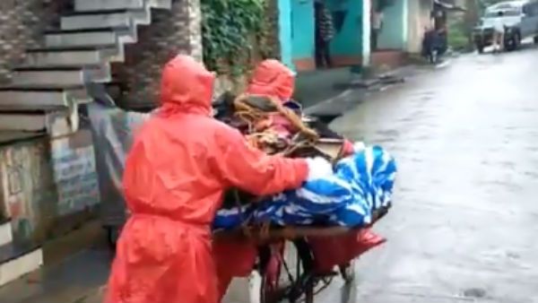 ആംബുലന്‍സ് ഇല്ല, മൃതദേഹം ശ്മശാനത്തില്‍ എത്തിച്ചത് സൈക്കിളില്‍; കൊവിഡ് ഭീതിയില്‍ ആരും സഹായിച്ചില്ല