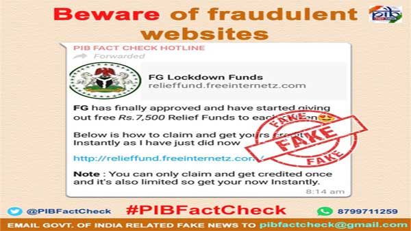 സര്‍ക്കാര്‍ വക 7500 രൂപ ലോക്ക്ഡൗണ്‍ ഫണ്ട്; വാട്‌സ് ആപ്പ് പ്രചാരണത്തിന്റെ സത്യം ഇതാണ്