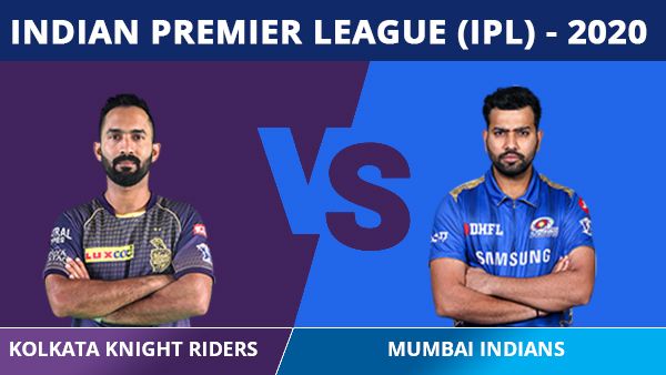 IPL 2020: മുംബൈ x കൊല്‍ക്കത്ത-ടോസ് നേടി കാര്‍ത്തിക്ക്, മുംബൈയെ ബാറ്റിങ്ങിനയച്ചു