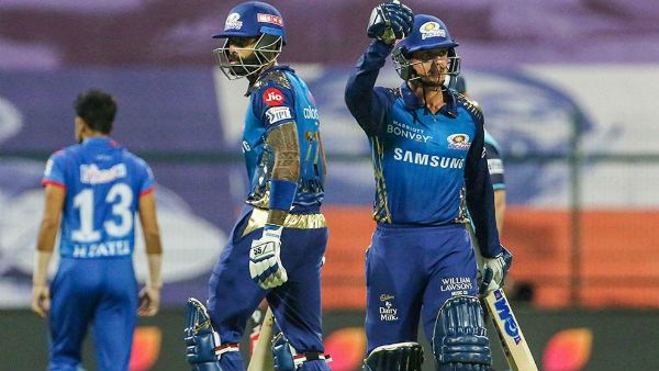 IPL 2020: സൂപ്പര്‍ ത്രില്ലറില്‍ ഡല്‍ഹിയെ അഞ്ച് വിക്കറ്റിന് കീഴടക്കി മുംബൈ, ഡികോക്കും യാദവും തിളങ്ങി