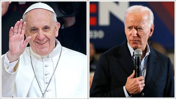 യുഎസ് പ്രസിഡന്റ് തിരഞ്ഞെടുപ്പ്: ജോ ബൈഡനെ അഭിനന്ദിച്ച് ഫ്രാന്‍സിസ് മാര്‍പ്പാപ്പ