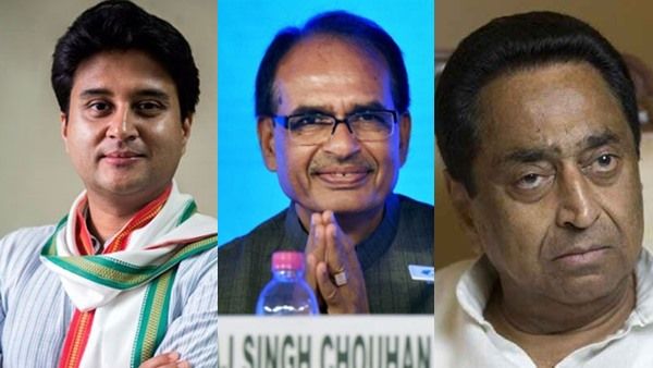 മധ്യപ്രദേശിൽ തകർന്നടിഞ്ഞ് കോൺഗ്രസ്; സിന്ധ്യയ്ക്ക് ചിരി.. ഭരണം ഉറപ്പിച്ച് ശിവരാജ് സിംഗ് ചൗഹാൻ
