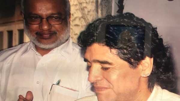 മറഡോണയെ തൊട്ടടുത്ത് നിന്ന കണ്ട ആദ്യ മലയാളി ആര്? ചെഗുവേര ചിത്രമുള്ള വാച്ച് കാണിച്ച ഓര്‍മയില്‍ എംഎ ബേബി