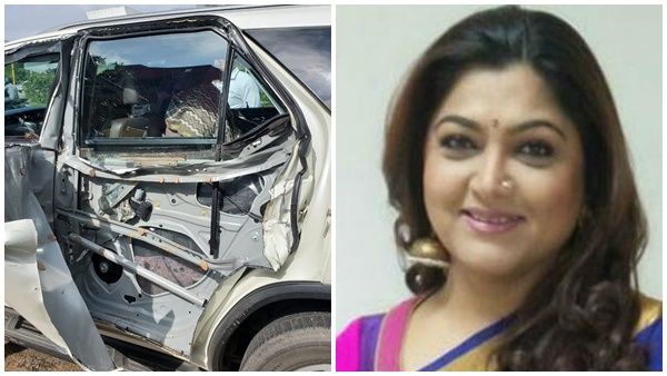 നടി ഖുശ്ബു കാര്‍ അപകടത്തില്‍പ്പെട്ടു; രക്ഷപ്പെട്ടത് തലനാരിഴയ്ക്ക്, ബിജെപി പരിപാടിക്ക് പോകവെ...
