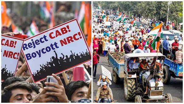 തുടക്കവും ഒടുക്കവും കത്തിപ്പടര്‍ന്ന പ്രക്ഷോഭങ്ങള്‍, സിഎഎയും കര്‍ഷക സമരവും സംഭവബഹുലമാക്കിയ 2020