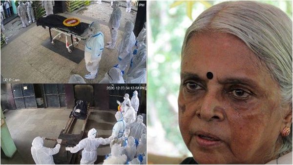 മലയാളത്തിന്‍റെ പ്രിയ കവിയത്രിക്ക് വിട; സുഗതകുമാരിയുടെ മൃതദേഹം ശാന്തികവാടത്തില്‍ സംസ്കരിച്ചു