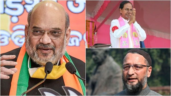 ഹൈദരാബാദില്‍ തകര്‍ത്തടിച്ച് ബിജെപി; ഭരണത്തിലേക്ക്?; ചാണക്യ തന്ത്രത്തില്‍ ഞെട്ടി ഒവൈസിയും കെസിആറും