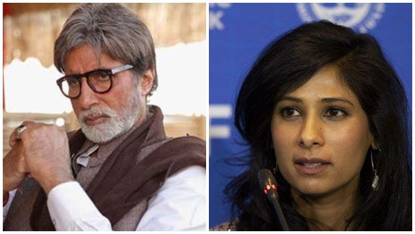 അമിതാഭ് ബച്ചന്റെ വീഡിയോ പങ്കുവെച്ച് ഗീത ഗോപിനാഥ്, സെക്‌സിസ്റ്റ് പരാമര്‍ശമെന്ന് സോഷ്യല്‍ മീഡിയ