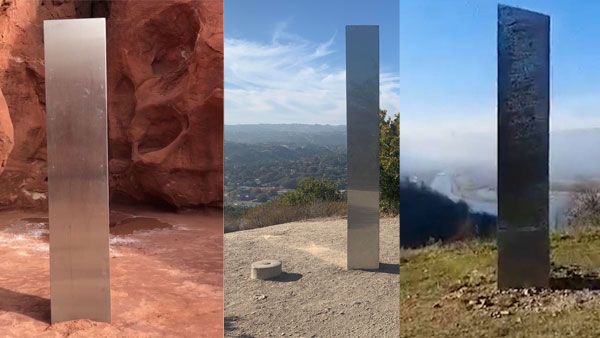 വിചിത്ര ലോഹത്തൂണ്‍ ഇന്ത്യയിലും; പ്രത്യക്ഷപ്പെട്ടത്‌ അഹമ്മദാബാദിലെ പാര്‍ക്കില്‍