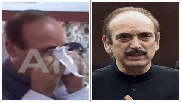 2007ലെ കാശ്മീര്‍ ഭീകരാക്രമണം; മരിച്ചവരുടെ ബന്ധുക്കളുടെ മുന്നില്‍ വിതുമ്പി ഗുലാം നബി ആസാദ്, വീഡിയോ