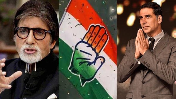 ഇന്ധന വില വർധനയ്ക്കെതിരെ മിണ്ടയില്ല; ബച്ചന്റേയും അക്ഷയ്കുമാറിന്റേയും ഷൂട്ടിങ് തടയാൻ കോൺഗ്രസ്