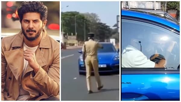 പോർഷെയിൽ 'പറന്ന്' ട്രാഫിക് നിയമം തെറ്റിച്ച് ദുൽഖർ സൽമാൻ; കൈയ്യോടെ പൊക്കി പോലീസ്..റിവേഴ്സ് അടിപ്പിച്ചു.. വീഡിയോ