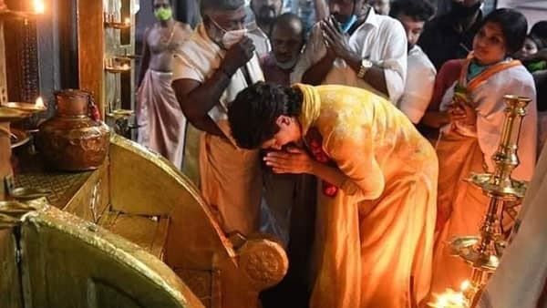 സാരിയില്‍ തീ ആളിപ്പടര്‍ന്നു... പ്രിയങ്ക ഗാന്ധിക്കൊപ്പം ആറ്റുകാല്‍ ക്ഷേത്രത്തില്‍ വച്ച്... വീണ നായരുടെ കുറിപ്പ്