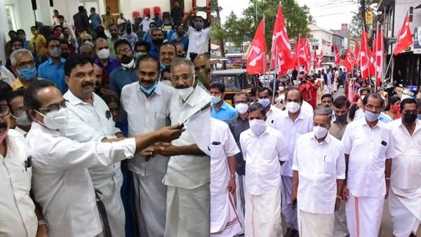 അവസാന നിമിഷം കോണ്‍ഗ്രസിന് അമ്പരപ്പ്; പേരാമ്പ്രയിലെ പ്രമുഖ നേതാക്കള്‍ പാര്‍ട്ടി വിട്ട് എല്‍ഡിഎഫില്‍